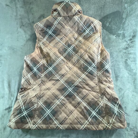 Christopher & Banks womens large Vest pink and grey zip up and pockets - Picture 2 of 12